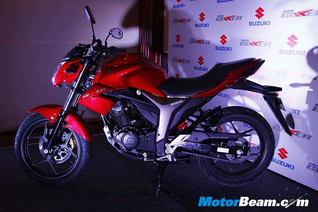 Suzuki Gixxer Red Side