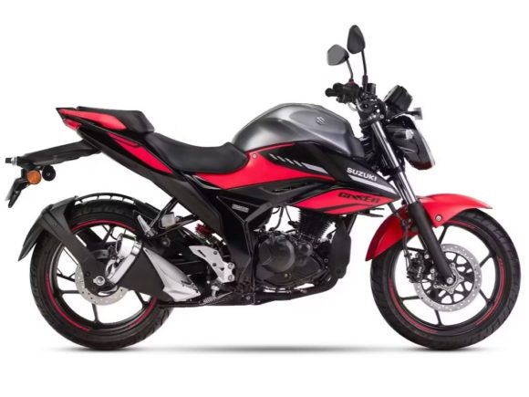 Suzuki Gixxer new colours side
