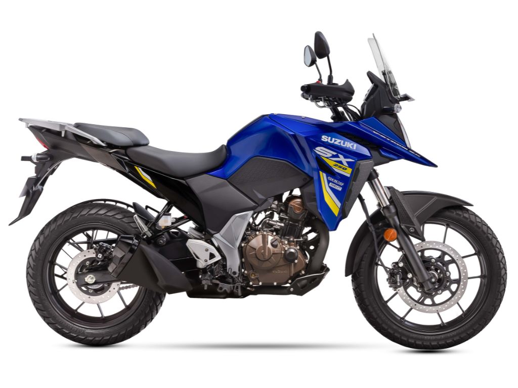 Suzuki V-Strom SX Blue side