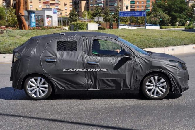 Suzuki YRA Hatchback Spy Shot Europe Side
