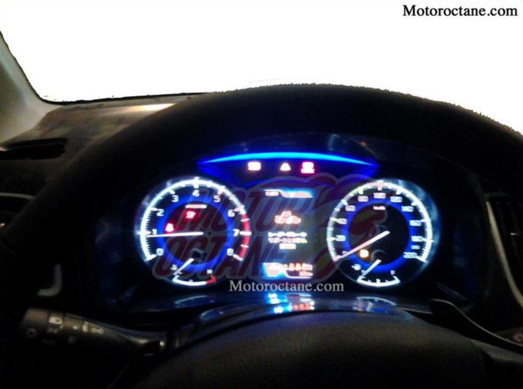 Suzuki YRA Spy Shot Instrument Cluster