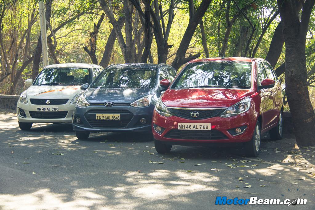 Swift vs Bolt vs Grand i10