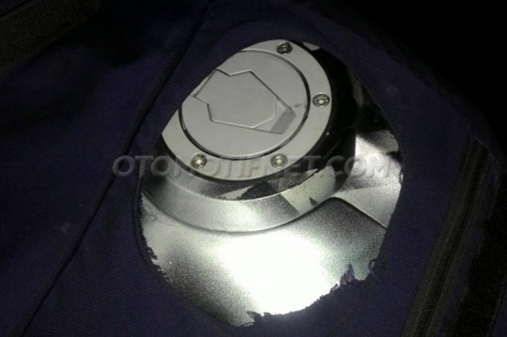 TVS Apache 200 Fuel Tank Cap Spied