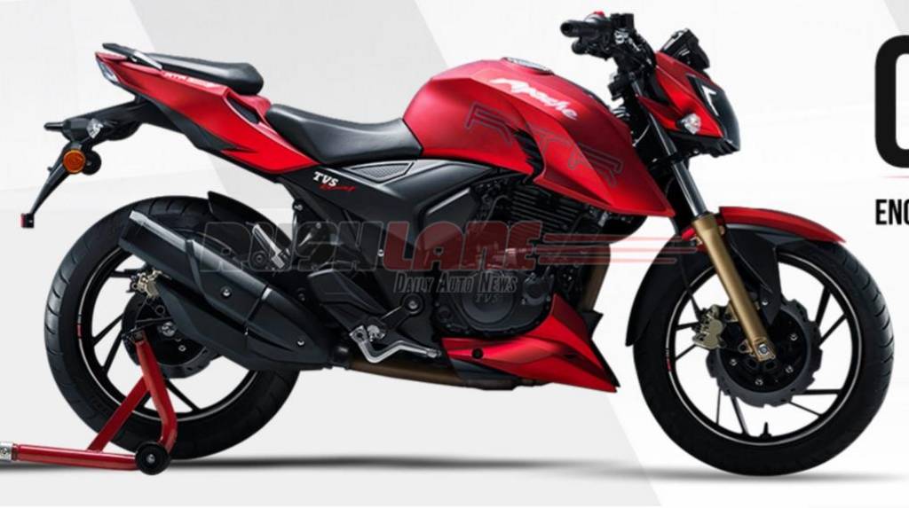TVS Apache 200 Red