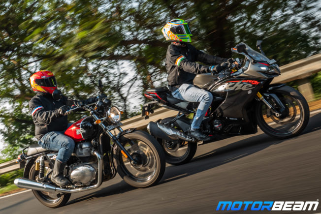 TVS Apache RR 310 Vs RE Interceptor 650