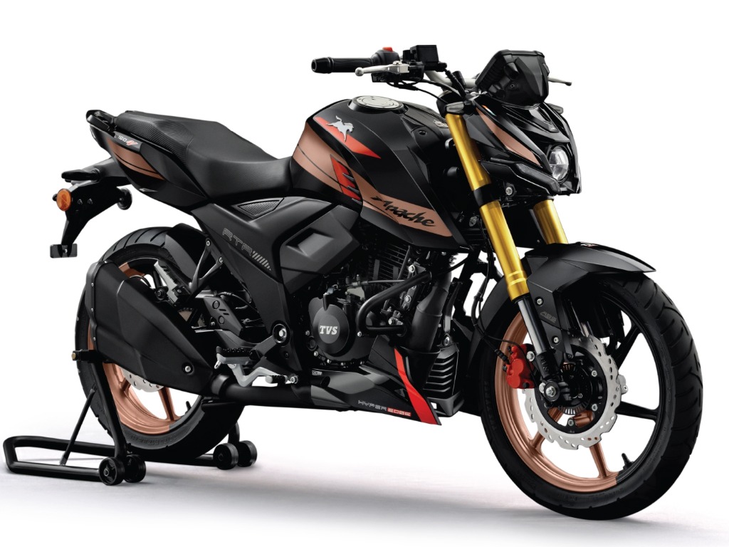 TVS Apache RTR 160 4V ANNIVERSARY EDITION front