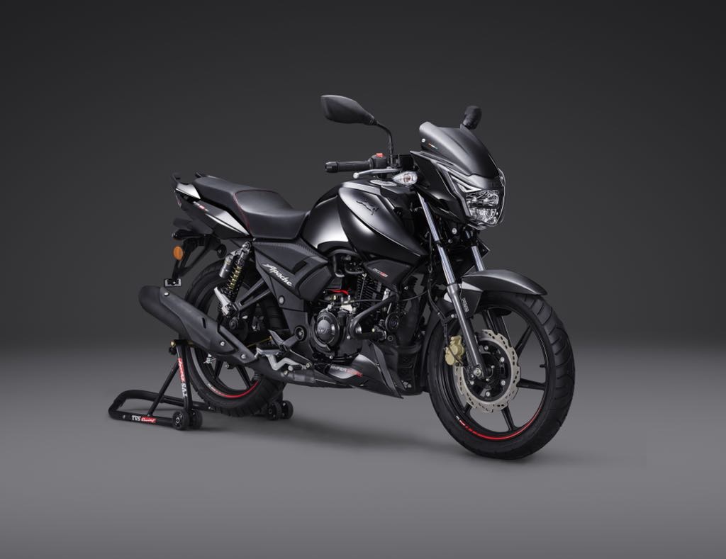 TVS Apache RTR 160 Black Edition Price