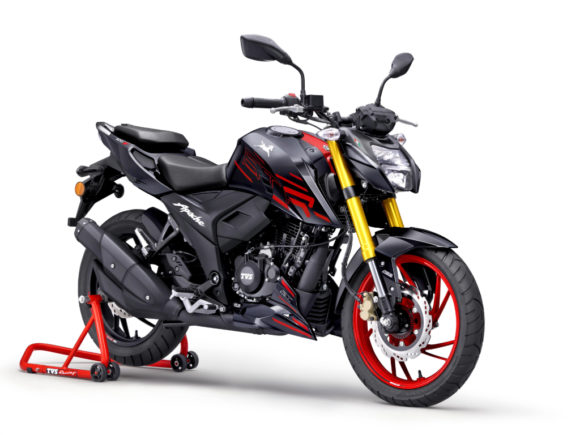 TVS Apache RTR 200 4V front