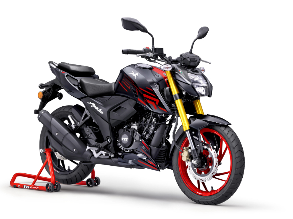 TVS Apache RTR 200 4V front
