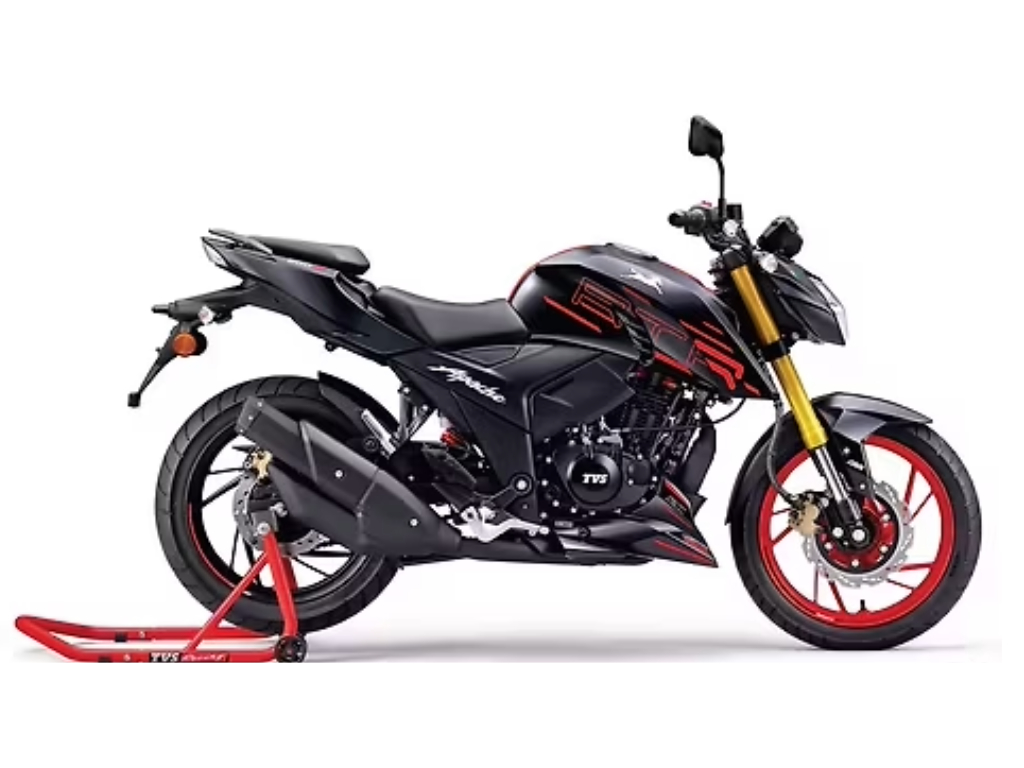 TVS Apache RTR 200 4V side