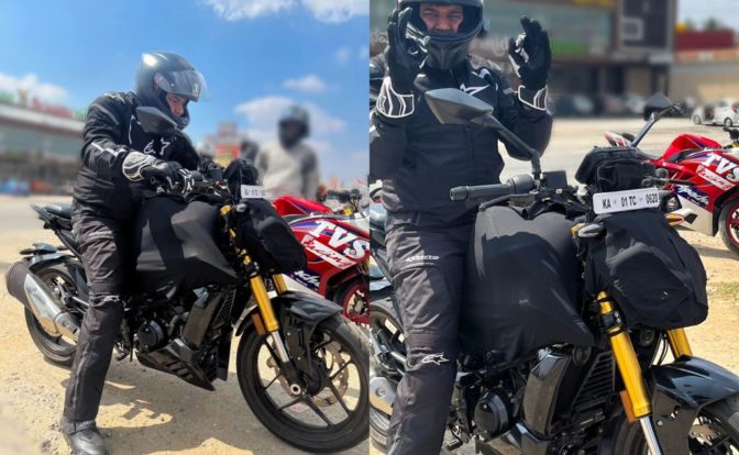 TVS Apache RTR 310 Spied