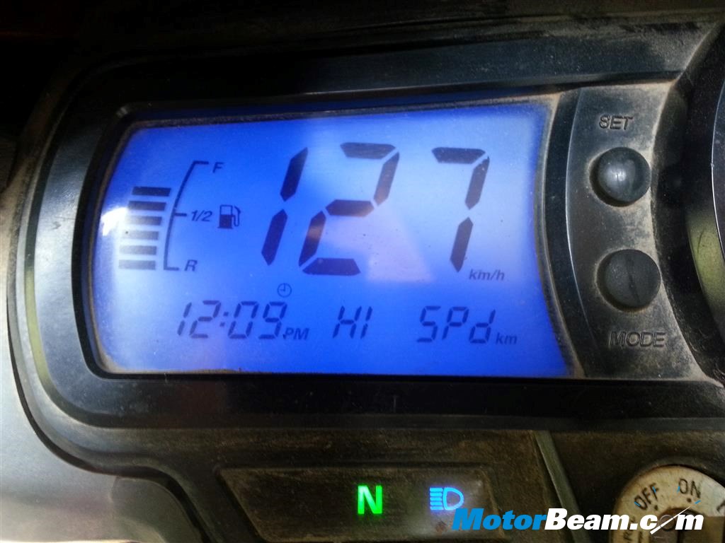 TVS Apache RTR180 Console