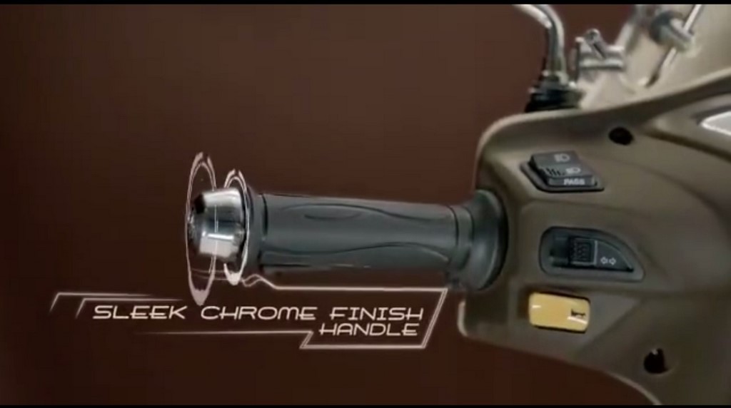 TVS Jupiter Classic Edition Chrome Finish Handle