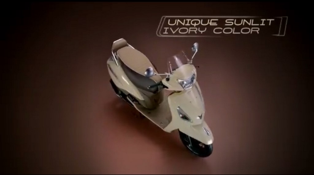 TVS Jupiter Classic Edition Sunlit Ivory Colour