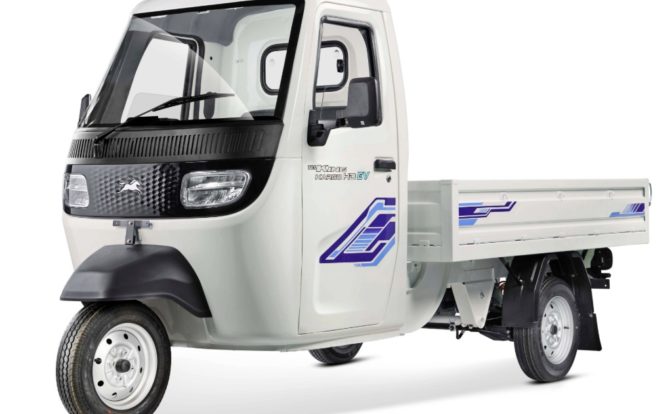TVS King Kargo HD EV front