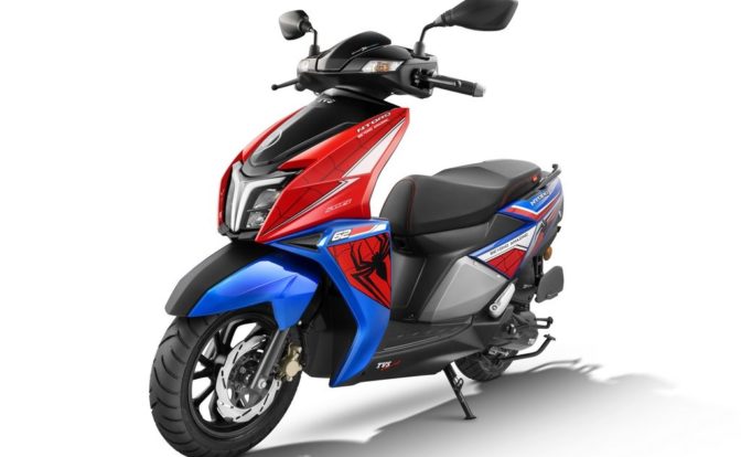 TVS NTorq 125 SuperSquad Spider-Man Edition