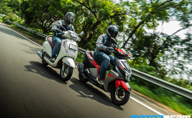 TVS NTorq 125 vs Suzuki Access 125 Comparison Review 19