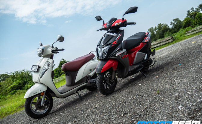TVS NTorq 125 vs Suzuki Access 125 Comparison Review 3