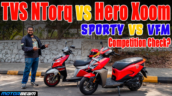 TVS NTorq vs Hero Xoom Comparison Video