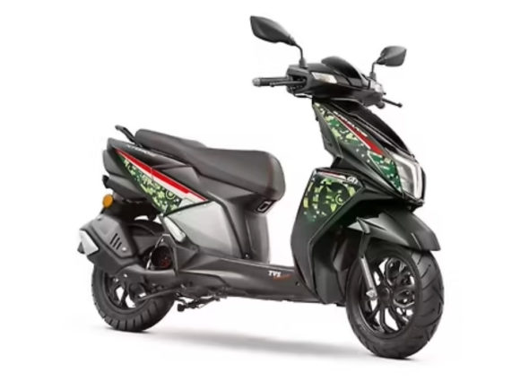 TVS Ntorq 125 Super Soldier Edition front