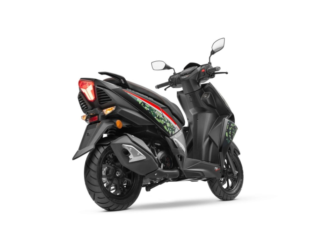 TVS Ntorq 125 Super Soldier Edition rear