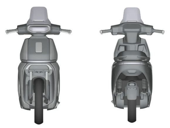 TVS Orbiter front and rear