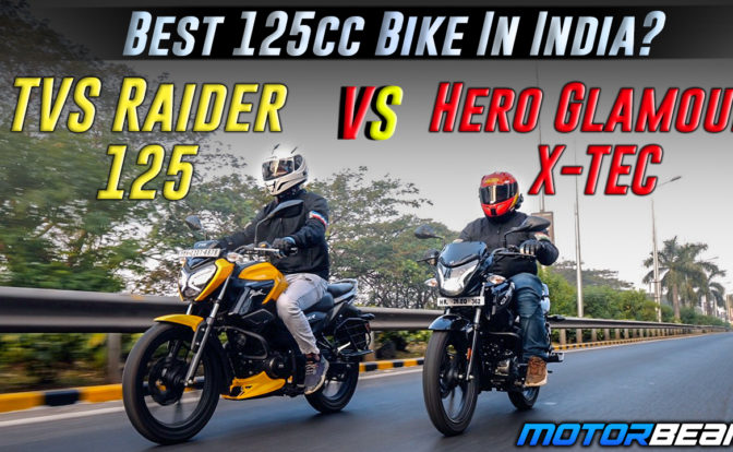 TVS Raider 125 vs Hero Glamour X-Tec Video