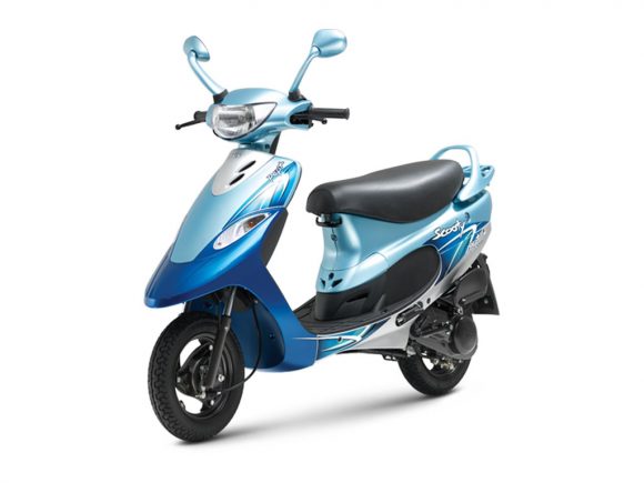 TVS Scooty Pep Plus Dazzling Blue