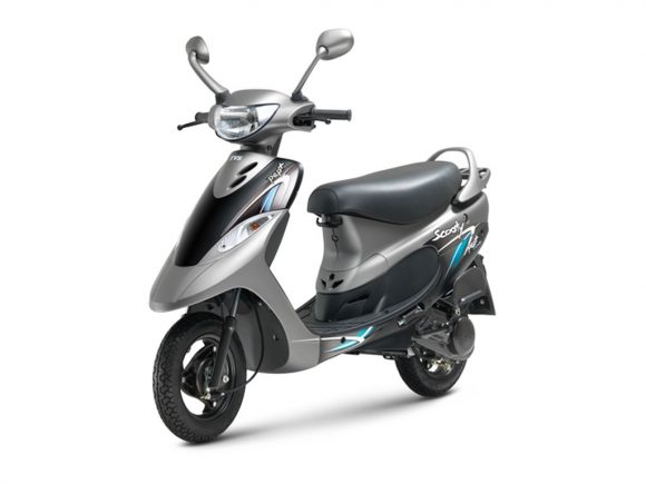 TVS Scooty Pep Plus Grey