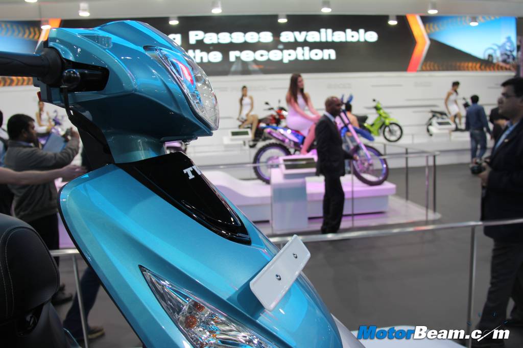 TVS Scooty Zest Auto Expo India