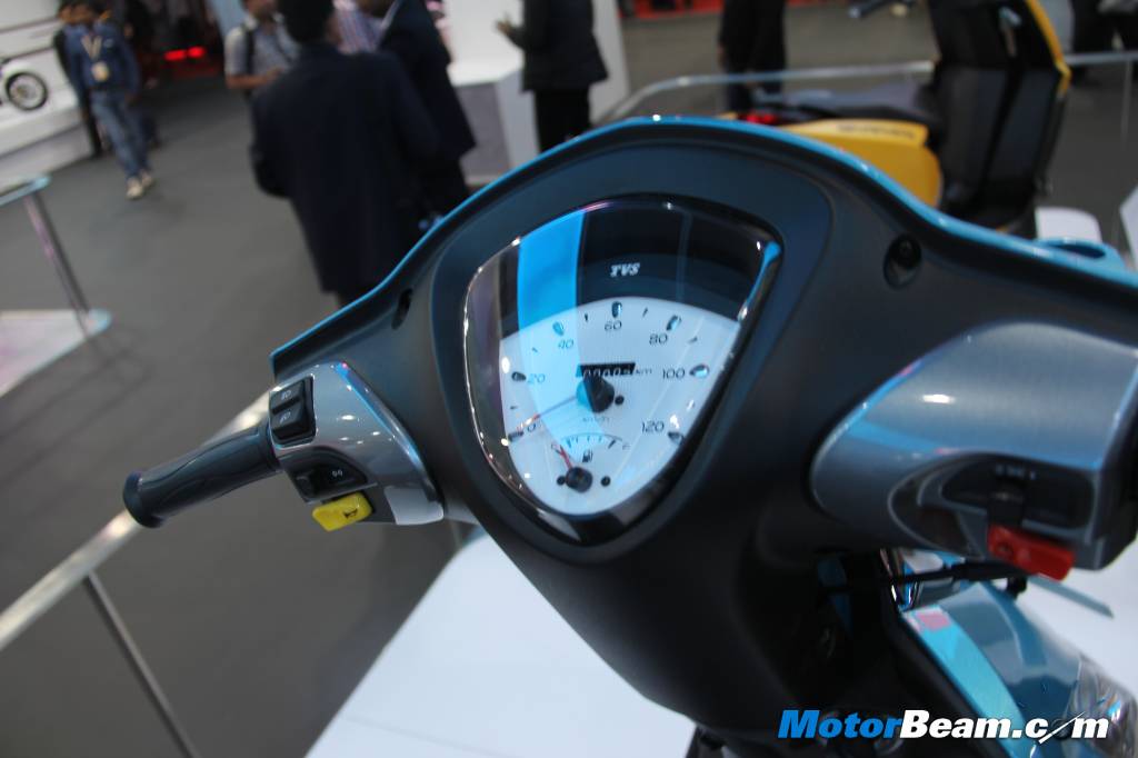 TVS Scooty Zest Instrument Panel