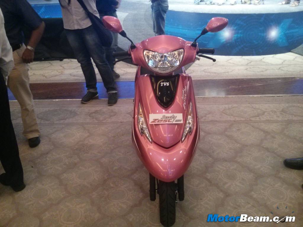 TVS Scooty Zest Pink