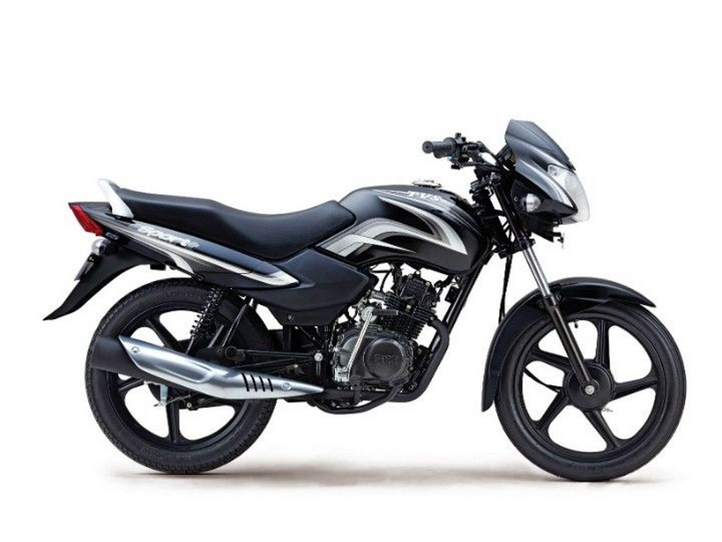 TVS Sport Black Silver