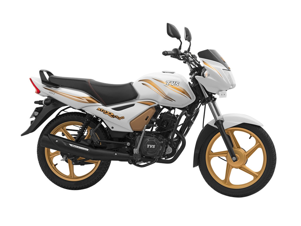 TVS Star City Plus White