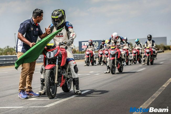 TVS Young Media Racer Program