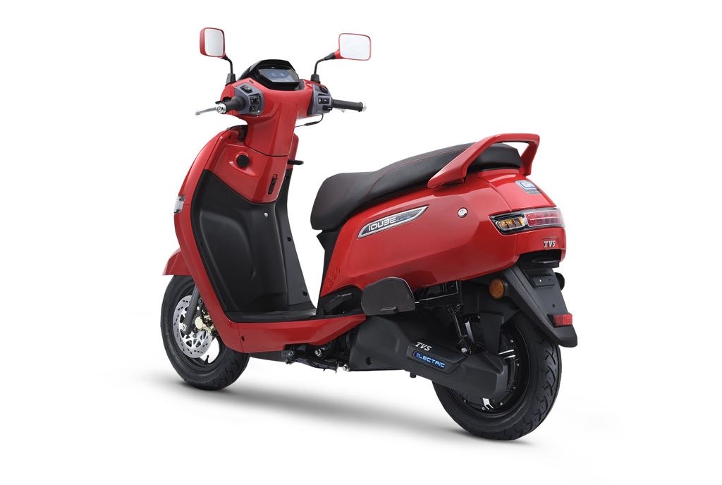 TVS iQube ST 3.4 Rear
