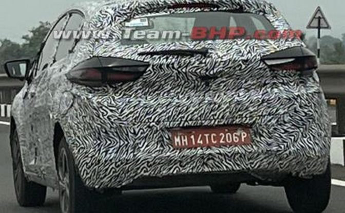 Tata Altroz EV Spied
