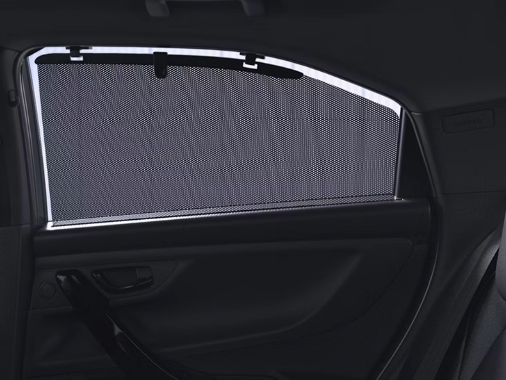 Tata Curvv EV Dark Edition interior sunshades