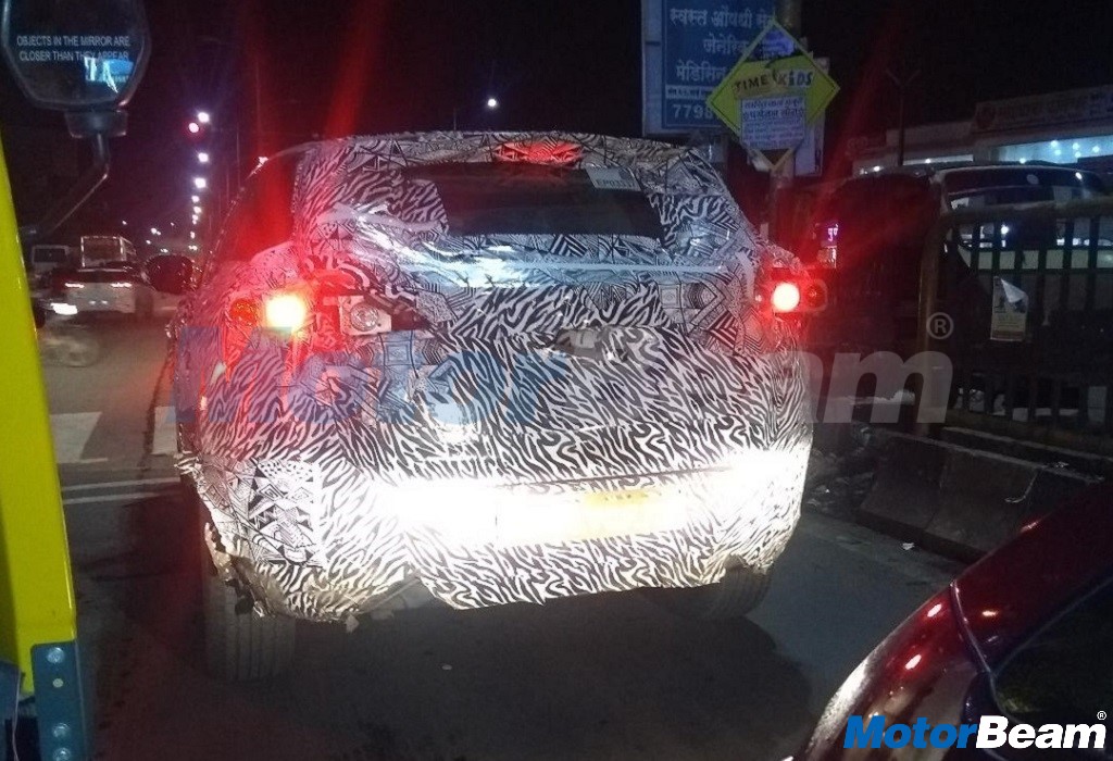 Tata H5X SUV Spied
