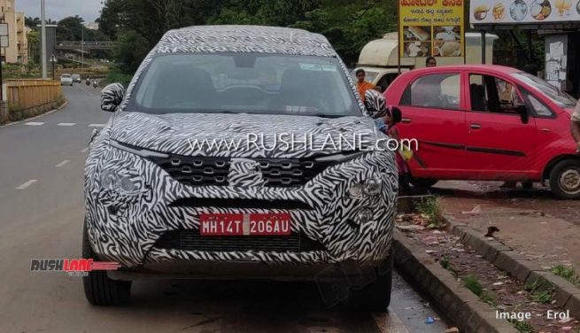 Tata H7X Test Mule Exterior