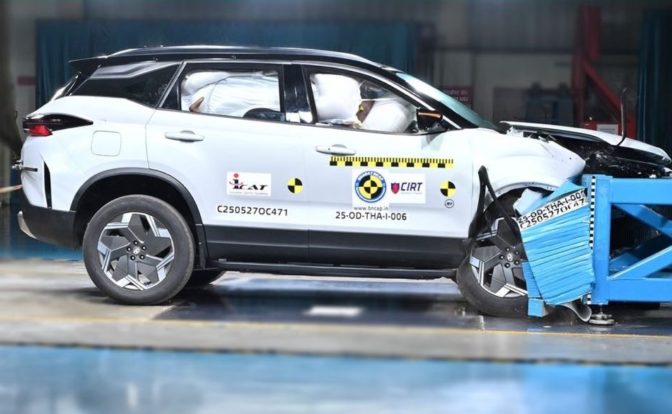 Tata Harrier EV Crash Test