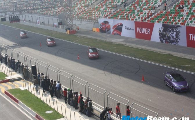 Tata Indica Vista D90 Stunts