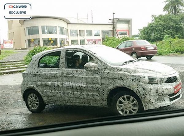 Tata Kite Hatchback Test Mule Narain Karthkeyan