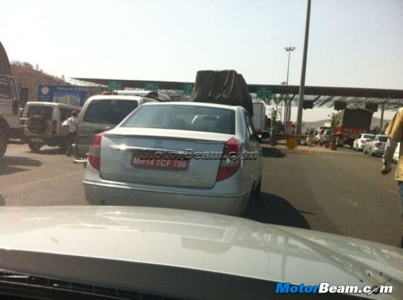 Tata Manza Facelift Spied