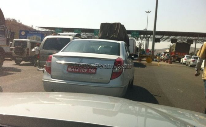 Tata Manza Facelift Spied