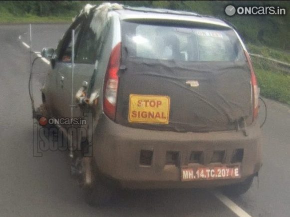 Tata Nano 800 testing rear