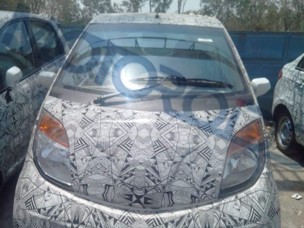 Tata Nano Twist Active AMT Front Spy Shot