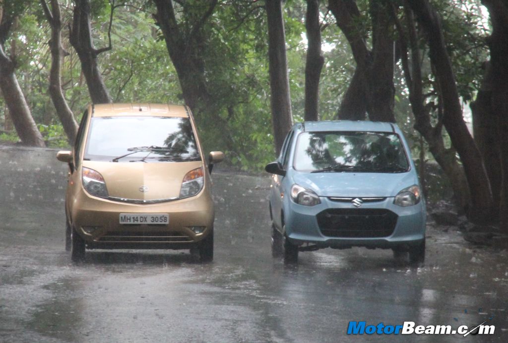 Tata Nano vs Maruti Alto 800 Review