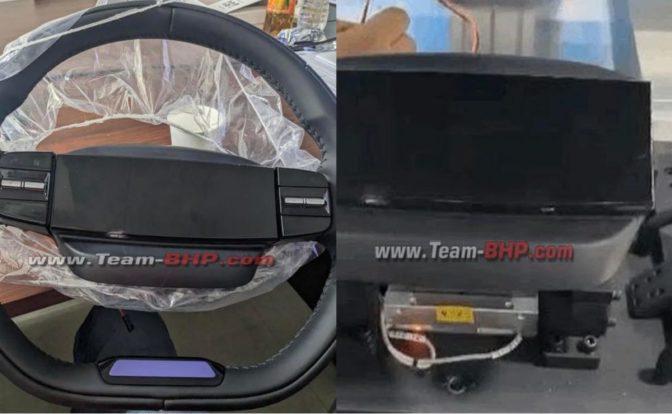 Tata Nexon Steering Screen