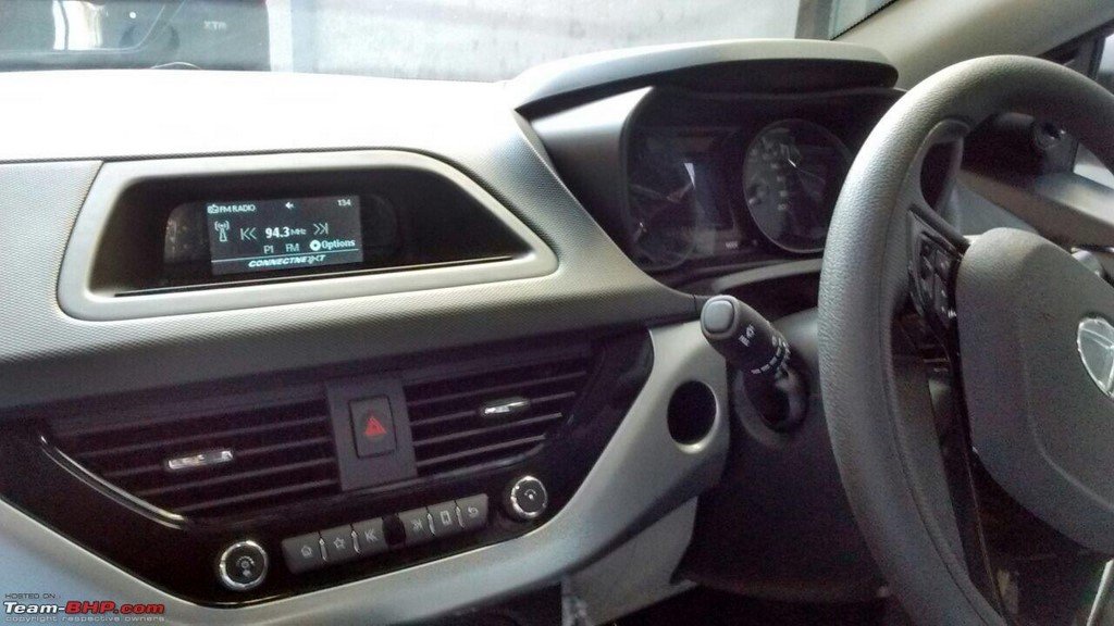 Tata Nexon XM Centre Console Spied